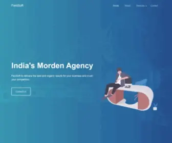 Fenisoft.com(Website design) Screenshot
