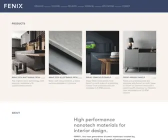Fenix.co.nz(The innovative material for interior design created for vertical and horizontal interior design applications) Screenshot