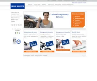 FenixDirecto.cat(FÉNIX DIRECTO Companyia d'assegurances a Internet) Screenshot