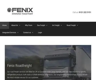 Fenixfreight.com(Global Logistics) Screenshot