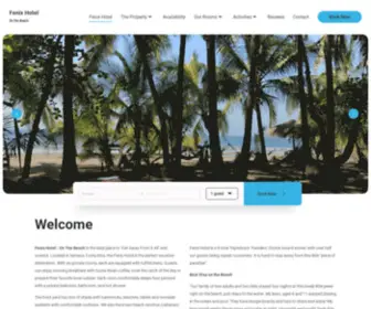 Fenixhotel.com(Fenix Hotel On the Beach) Screenshot