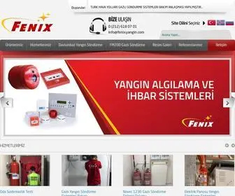 Fenixyangin.com(Davlumbaz Yangın Söndürme Sistemleri) Screenshot