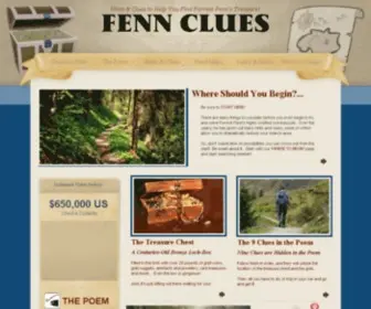 Fennclues.com(Treasure Hunt) Screenshot
