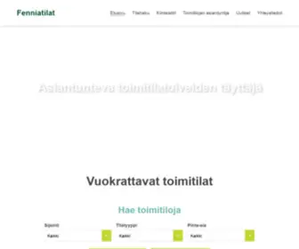 Fenniatilat.fi(S-Pankki Vuokrattavat toimitilat) Screenshot