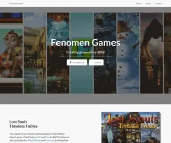 Fenomen-Games.com(Fenomen Games Official Website) Screenshot