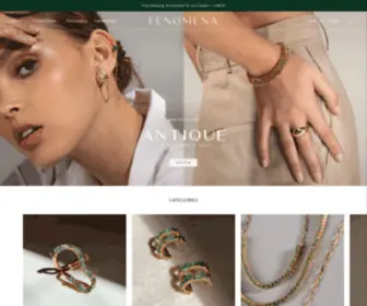 Fenomenajewelry.com(Designer Jewelry created by Alejandra Llano) Screenshot