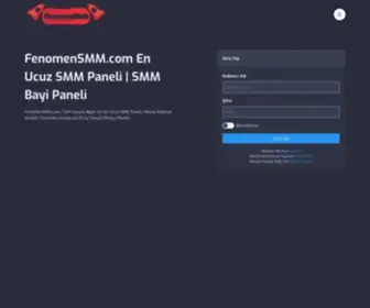 Fenomensmm.com(Türkiye'nin En Ucuz SMM Paneli) Screenshot