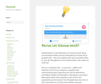 Fenon.de(Blog) Screenshot