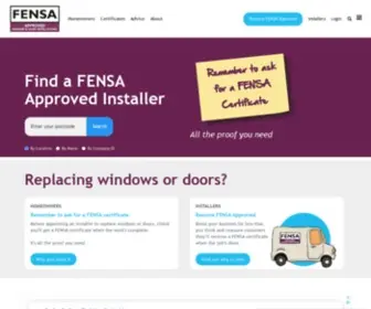 Fensa.org.uk(All the proof you need) Screenshot