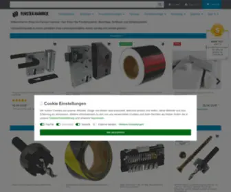 Fenster-Hammer.de(Handwerkerqualität immer schnell geliefert) Screenshot