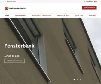 Fensterbank-Express.ch(Online bestellen) Screenshot