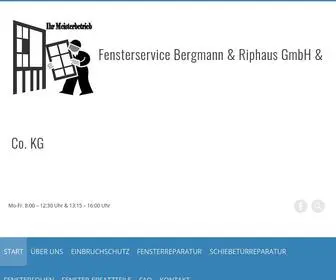 Fensterservice-Waltrop.de(Fensterservice Bergmann & Riphaus) Screenshot