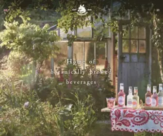 Fentimans.com(Home of botanically brewed beverages) Screenshot