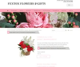 Fentonflowershop.com(Fenton Florist) Screenshot