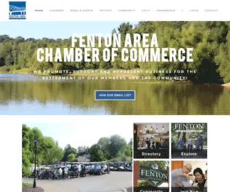 Fentonmochamber.com(Fenton Area Chamber of Commerce) Screenshot