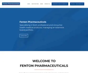 Fentonpharmaceuticals.com(Specialising in both professional and consumer health medical products) Screenshot