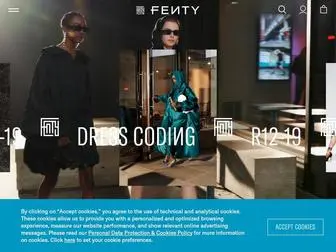 Fenty.com(FENTY Official Website) Screenshot