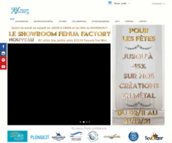 Fenua-Factory.com(Décoration murale en métal made in France pour les amoureux de la plongée sous) Screenshot