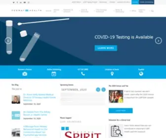 Fenwayhealth.org(The mission of Fenway Health) Screenshot