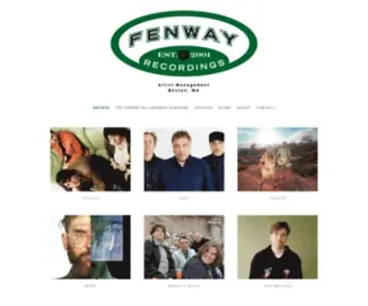 Fenwayrecordings.com(Fenway Recordings) Screenshot