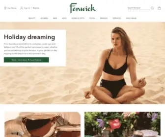 Fenwick.co.uk(UK Department Store) Screenshot
