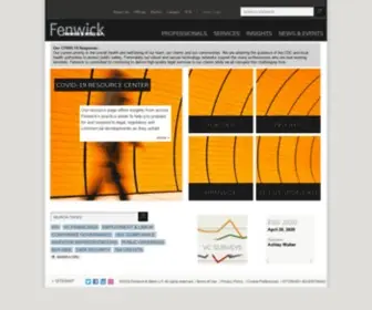 Fenwick.com(Fenwick & West LLP) Screenshot
