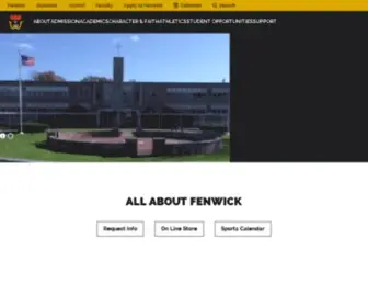 Fenwick.org(Bishop Fenwick High School) Screenshot