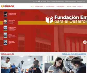 Fepade.org.sv(INICIO-Fepade El Salvador) Screenshot