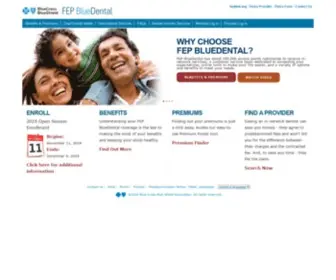 Fepbluedental.com(FEP Blue Dental) Screenshot