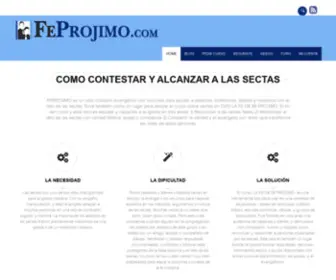 Feprojimo.com(Fe Projimo) Screenshot