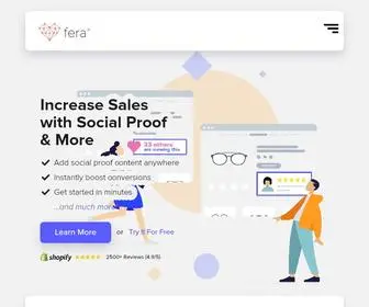 Fera.ai(Social Proof for your eCommerce store) Screenshot