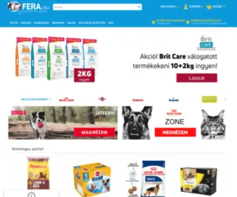 Fera.hu(Webáruház) Screenshot