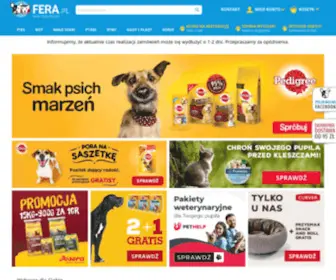 Fera.pl(Sklep zoologiczny) Screenshot