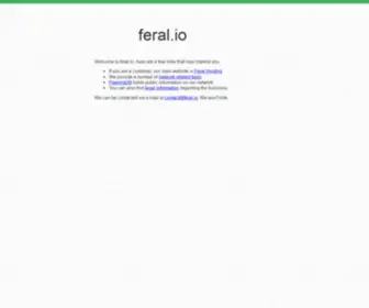 Feral.io(Feral) Screenshot