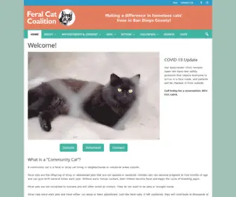 Feralcat.com(Feral Cat Coalition) Screenshot
