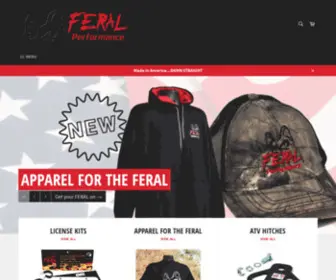 Feralperformance.com(Patriotic Apparel and Gear) Screenshot