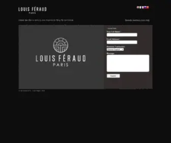 Feraud.com(Louis Feraud) Screenshot