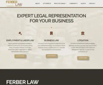 Ferberlaw.com(Ferber Law) Screenshot