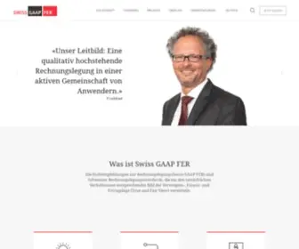 Fer.ch(Stiftung Swiss GAAP FER Stiftung Swiss GAAP FER) Screenshot