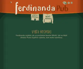 Ferdinanda.cz(Vyberte hospodu) Screenshot