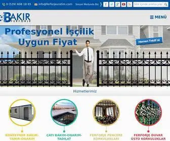 Ferforjeuretim.com(Ferforje Satış) Screenshot