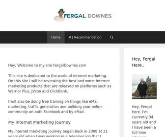 Fergaldownes.com(Working Together To Build Online Business Empires) Screenshot