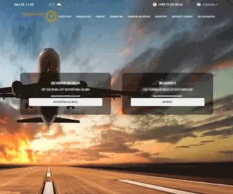 Ferganaairport.uz(Farg`ona xalqaro aeroporti rasmiy sayti) Screenshot