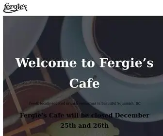 Fergiescafe.ca(Fergie's Cafe) Screenshot