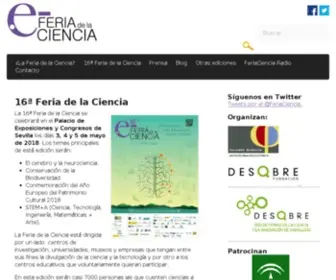 Feriadelaciencia.org(Feria de la ciencia) Screenshot