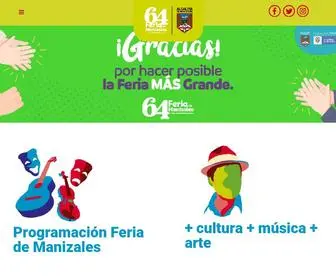 Feriademanizales.gov.co(Feria de Manizales) Screenshot