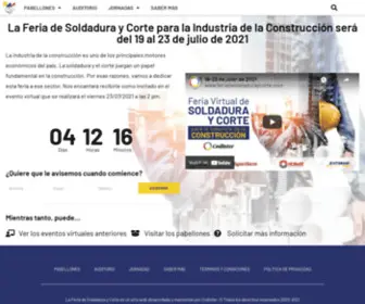 Feriadesoldaduraycorte.com(La Feria de Soldadura y Corte ha terminado porFeria de Soldadura y Corte) Screenshot