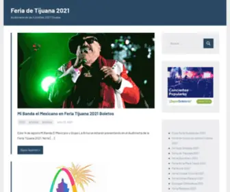 Feriadetijuana.com(Feria de TijuanaAudiorama de las Estrellas 2021 Tijuana) Screenshot