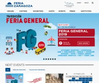 Feriazaragoza.com(Feria de Zaragoza) Screenshot
