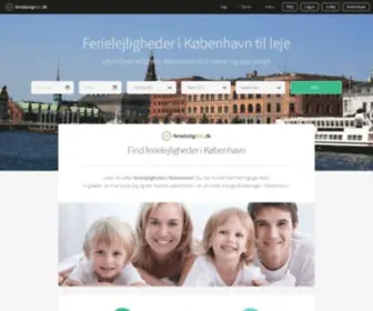 Ferieboligkbh.dk(Ferielejligheder i København til leje) Screenshot